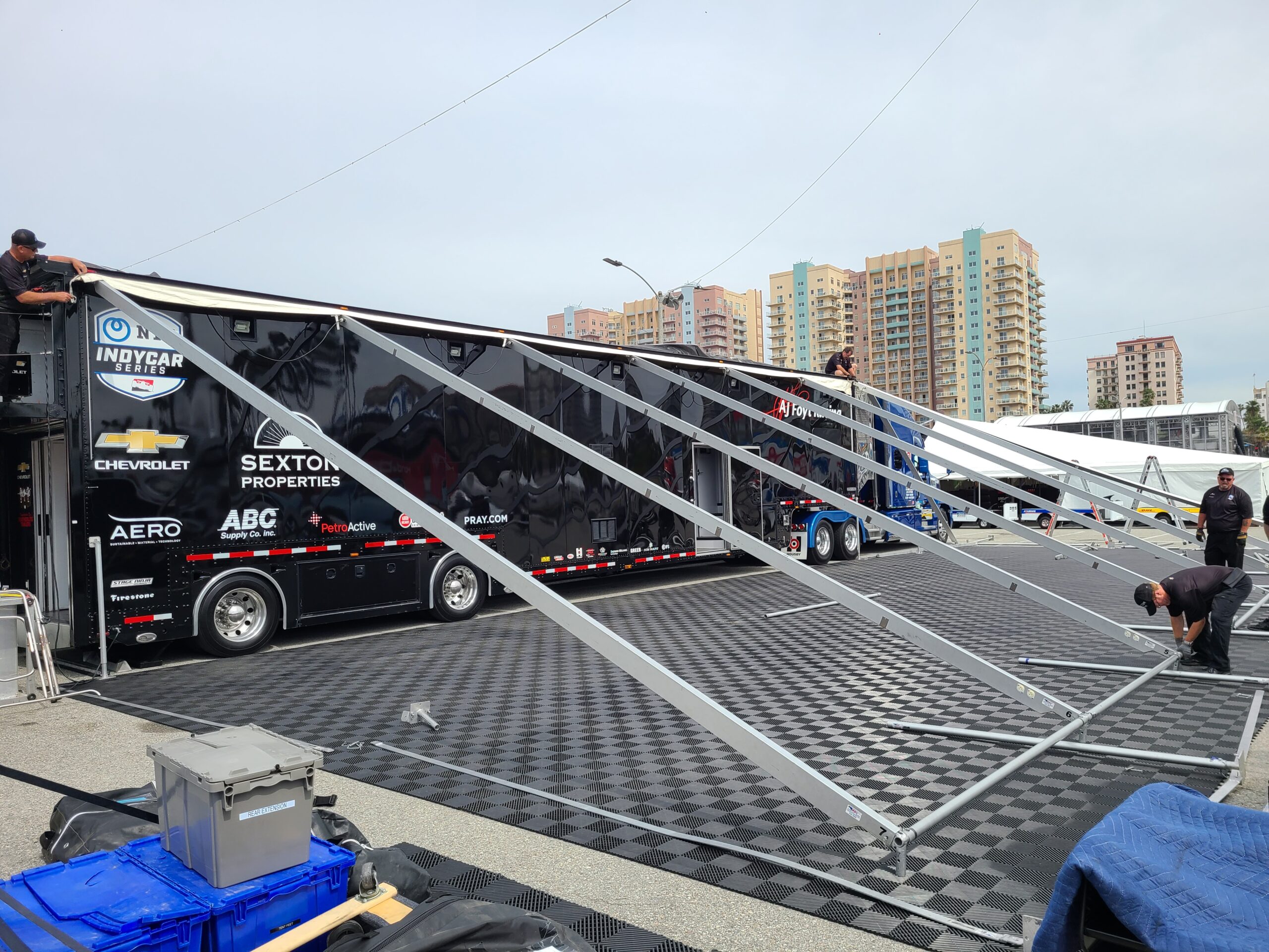 RaceSchool.com Podcast Rodney Klausmeyer – AJ Foyt Racing Indy Car Transporter Tour