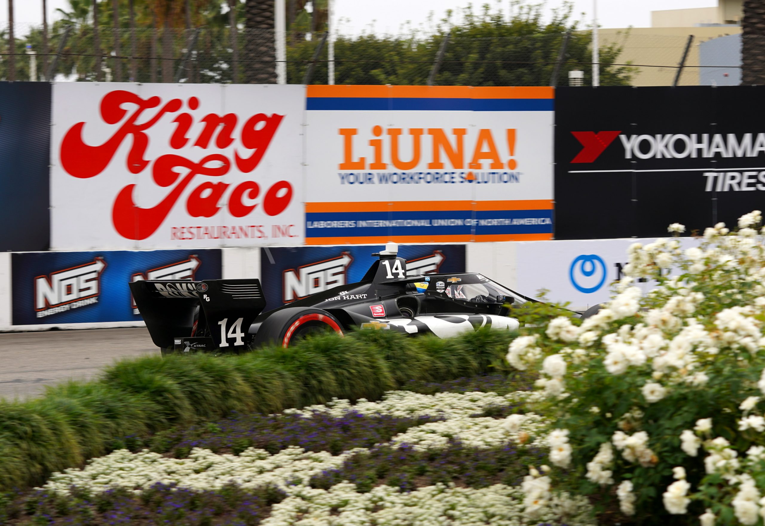 A Sunday drive through the park? Hardly! However as Bourdais disappears amongst the flowers, he will re-appear next year full-time in the Cadillac Chip Ganassi Racing IMSA DPi car. That schedule will allow him to compete in all but a few IndyCar races. . .