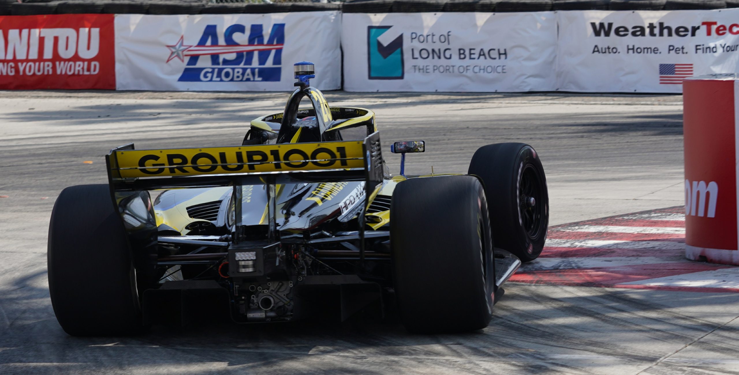 Herta’s rear wing is becoming a common sight to his competitors!