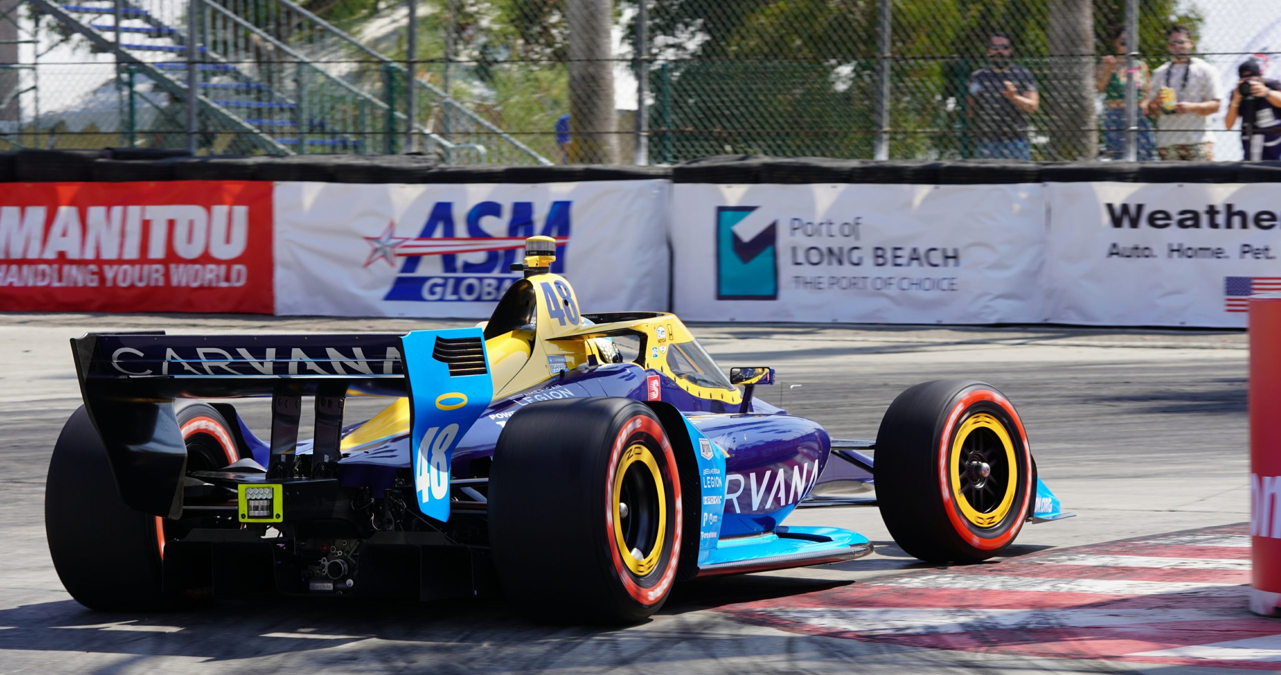 Johnson is hoping to be more competitive in 2022 so that he can show his rear wing to everyone else in the field. He’s improved significantly this year and was 15th fastest out of 28 cars in the Sunday morning warm-up session.