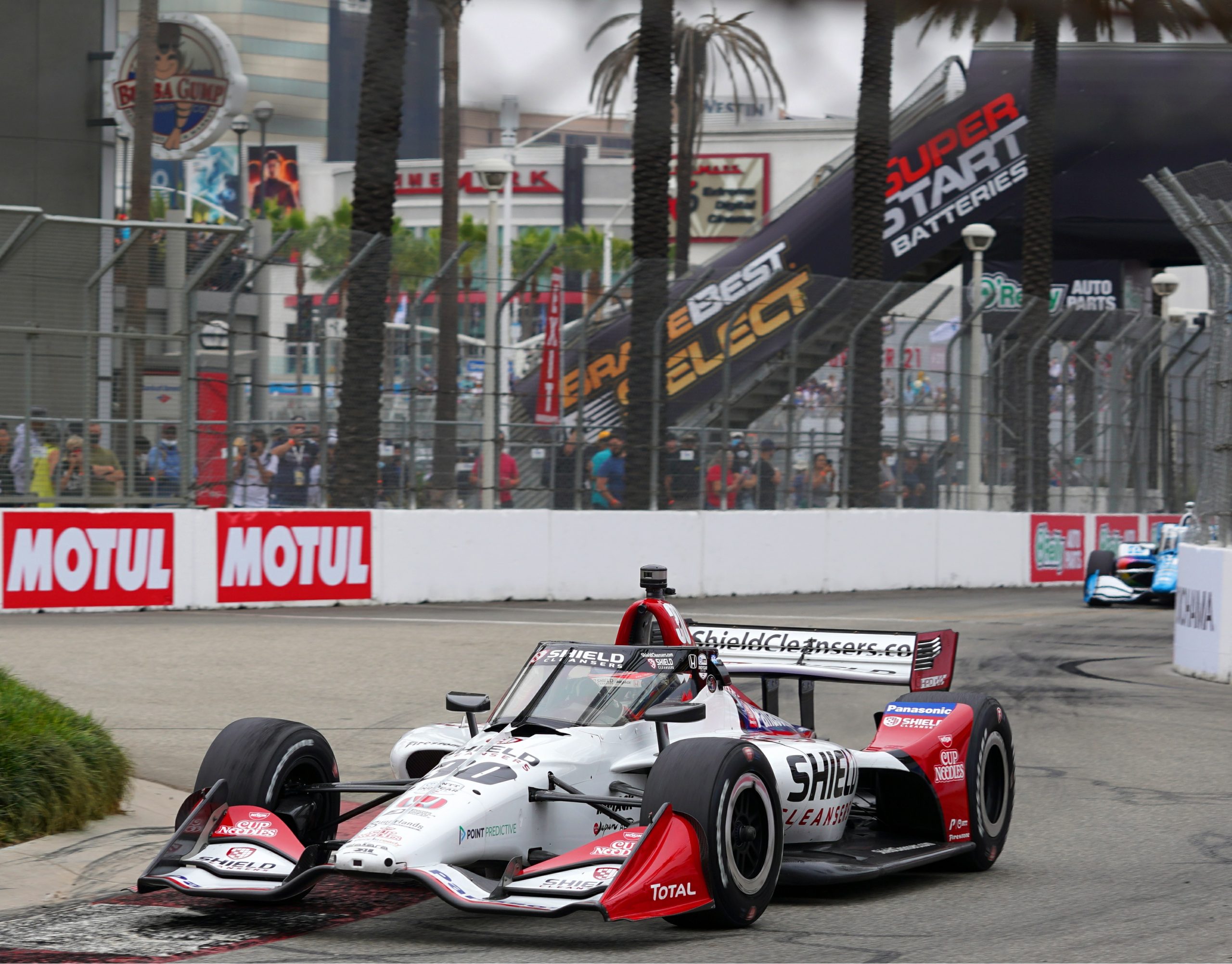 It wasn’t exactly a Sunday drive in the park for Sato, but after narrowly avoiding the crash in the hairpin that knocked out Pato O’Ward Sato made the most of the positions he gained to finish ninth.